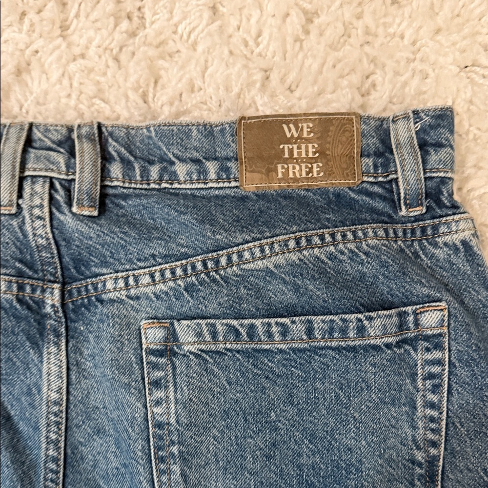 We The Free Boyfriend Wide-Leg Jeans - Blue Wash - Picture 5 of 5